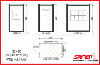 PANEL KABİN 135x210