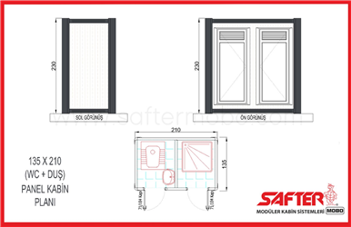 SEYYAR WC-DUŞ 135x210