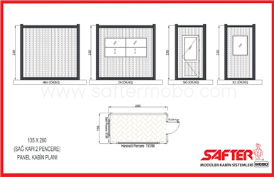 PANEL KABİN 135x260