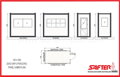 PANEL KABİN 135x260