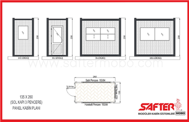 PANEL KABİN 135x260