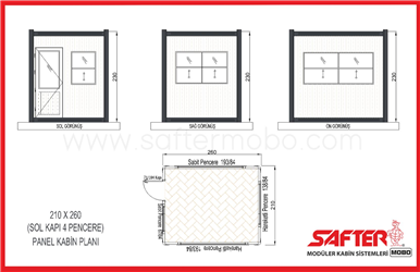 PANEL KABİN 210x260