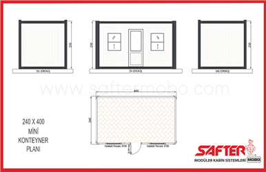 GENİŞ PANEL KABİN 240x400