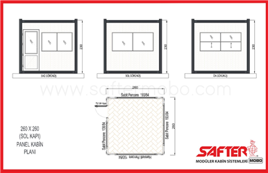 PANEL KABİN 260x260