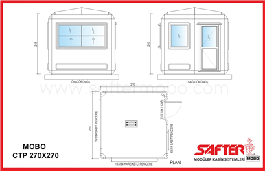 POLYESTER KABİN 270x270