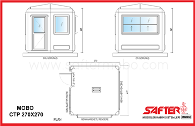 POLYESTER KABİN 270x270