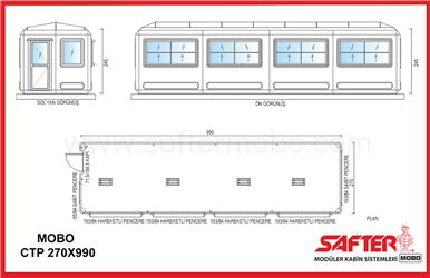 MOBO KABİN 270x990